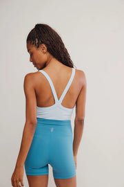 Free People Movement - Never Better Bike Shorts - Adult (OB1751733-4342) - Celestial Blue