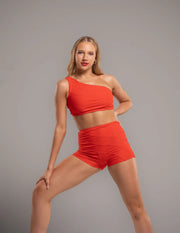 Oh La La Dancewear - The Broadway Short (OLL398) - Red Alert