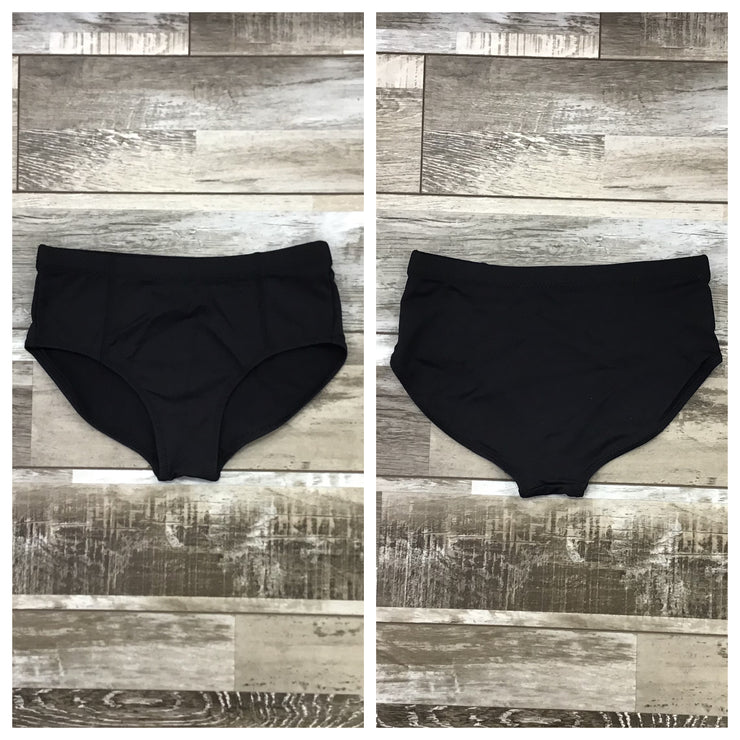 Danz N Motion - Dance Brief - Child/Adult (2742C/2742A) - Black - Final Sale