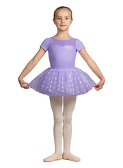 Mirella - Sweetheart Cap Sleeve Tutu Leotard - Child (M1561C) - Lilac