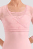 Bloch - 3/4 Sleeve Wrap Top - Child (CZ30035) - Candy Pink