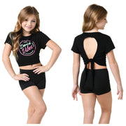 Danz N Motion - Kids Dance Vibes T-Shirt - Child (22300C) - Black (GSO)