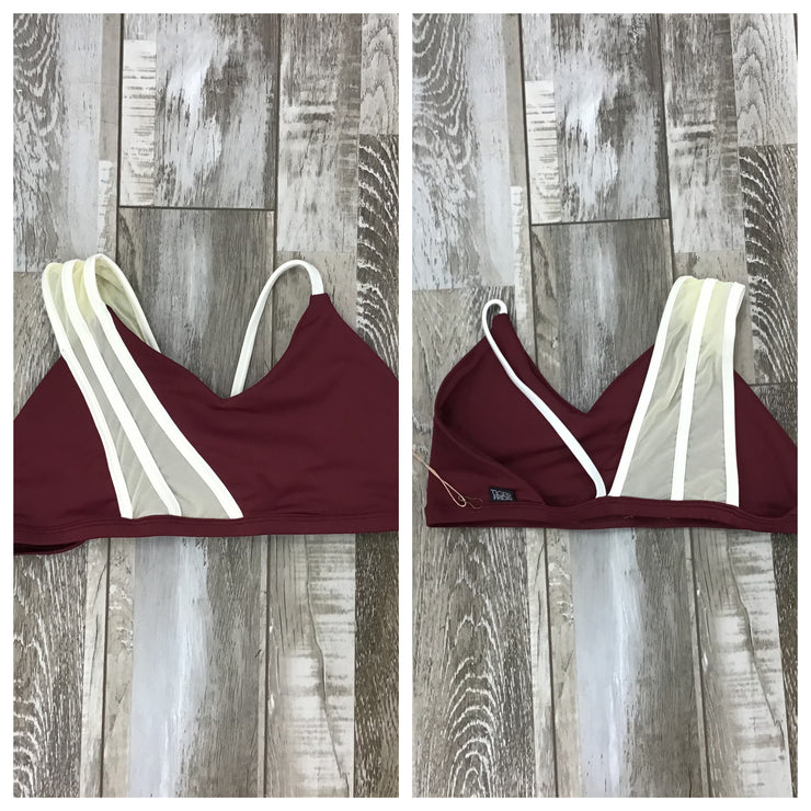 Tiger Friday - Chica Crop Top - Child/Adult - Cabernet (GSO)
