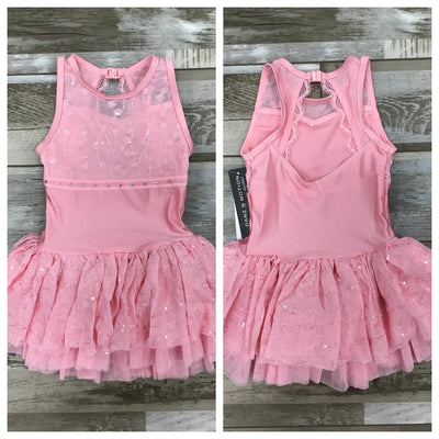Danz N Motion - Bella Dress With Sequin - Child (22202C) - Pop Pink (GSO)