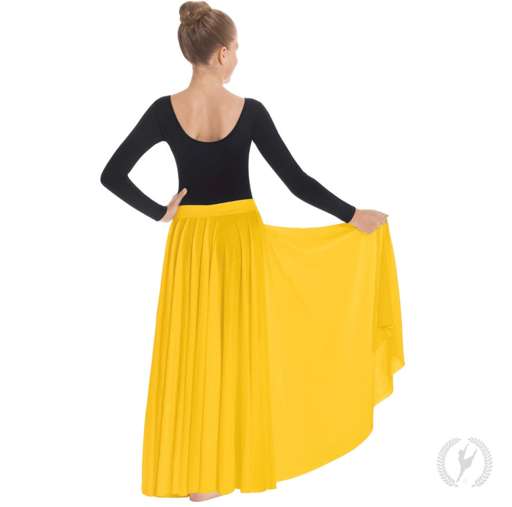 Eurotard - Full Length Praise Skirt - Adult (13674) - Yellow (GSO)