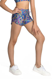 So Danca - Trinys Sunrise Athletic Shorts - Adult (F14348JJ) - Multicolor FINAL SALE