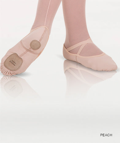 Angelo Luzio by Body Wrappers - INSTANT FIT 4-Way totalSTRETCH® Ballet Slipper - Child/Adult (248C/ 248A) - Peach FINAL SALE