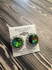Belleza Collection - Swarovski Crystals Pierced Earrings - 20MM - XL (GSO)