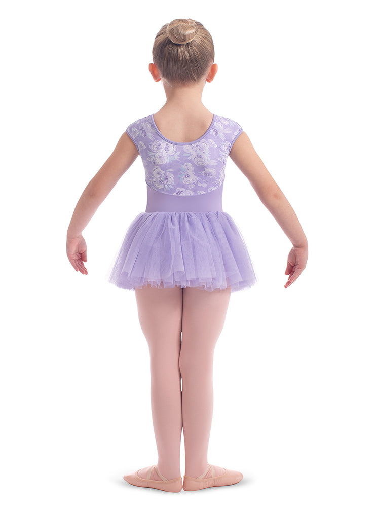 Mirella - Print Cap Sleeve Tutu Dress - Child (M1541C) - Lilac (GSO)