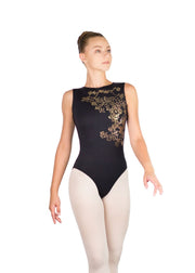 Ballet Rosa - Thea Boat Neck Open Back Leotard - Adult (1135MFA) - Gold (GSO)