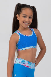 Sylvia P - Maliah Crop Top - Child/Adult (21-11-GHY-014) - Blue (GSO)