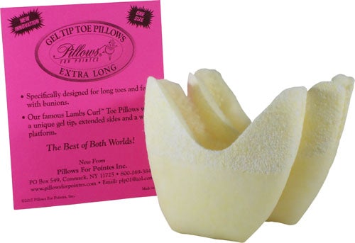 Pillows for Pointe - Gel Tip Toe Pillow  - (GTTP) - (GSO)