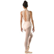 Ballet Rosa - Amelie - High Neckline/Open Lace Back Leotard - Adult (1044LMA) - Poudré FINAL SALE