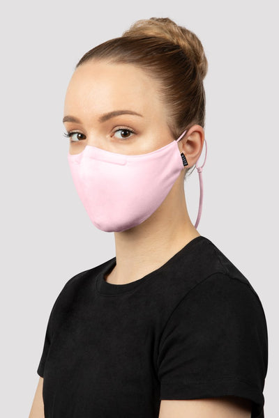 Bloch - BLOCH B-Safe Lanyard Face Mask - Child/Adult (A004C/A004A) - Light Pink (GSO) FINAL SALE