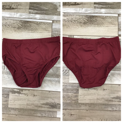 Body Wrappers - Athletic Brief - Child/Adult (MT200) - Wine