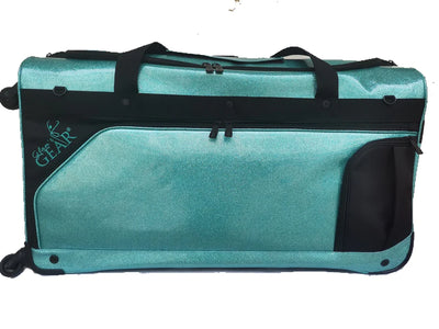 Glam'r Gear - Changing Station Travel Bag - STANDARD TEAL SPARKLE - SHIPPING INVOICED SEPARATELY (GSO)