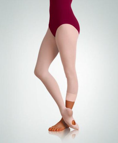 Body Wrappers - TotalSTRETCH Seamless Convertible Tights - Child/Adult (C31/A31) - Ballet Pink (GSO)