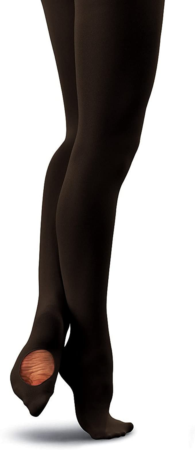 Body Wrappers - TotalSTRETCH Seamless Convertible Tights - Adult (A31X) - Black (GSO) FINAL SALE