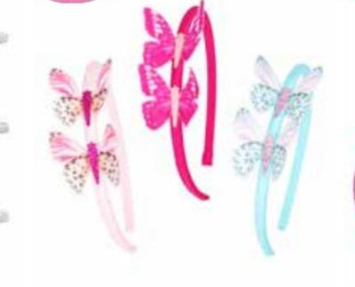 Pink Poppy - Dragonfly Headband - (2352) - Hot Pink