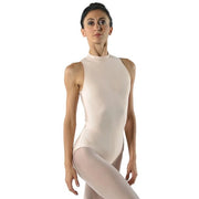 Ballet Rosa - Amelie - High Neckline/Open Lace Back Leotard - Adult (1044LMA) - Poudré FINAL SALE