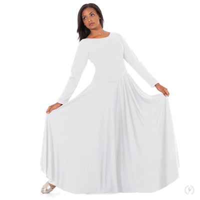 Eurotard - Simplicity Praise Dance Dress - Child/Adult (13524C/13524) - White (GSO)