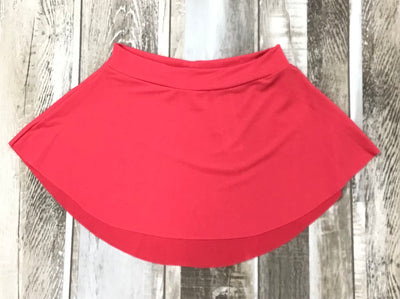 Capezio - Curved Pull-On Skirt - Child/Adult (11459TF/11459WF) - Scarlet