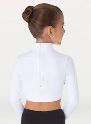 Body Wrappers - ProWEAR Long Sleeve Turtleneck Midriff Pullover - Adult (BWP206) - (GSO)/