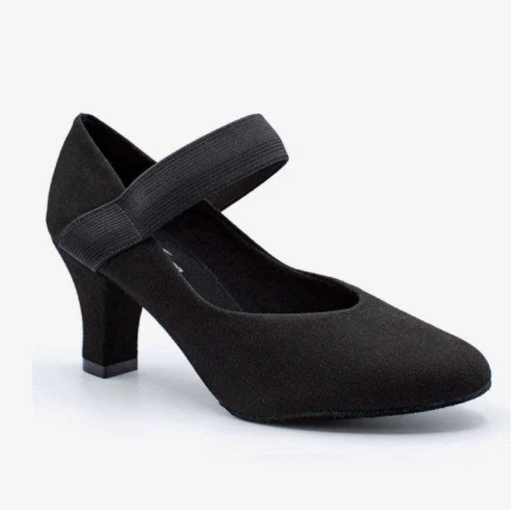 So Danca - Randy 2.5" Heel Suede Practice Ballroom Shoe - Adult (BL188) - Black (GSO)