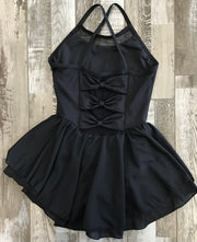 Motionwear - Bow Back Dress - Child - (4927-891) - Black (GSO)