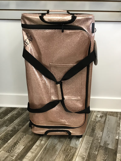 Glam’r Gear - Changing Station Travel Bag - LARGE ROSE GOLD SPARKLE -  IN-STORE ONLY - NOT AVAILABLE FOR SHIPPING (GSO)