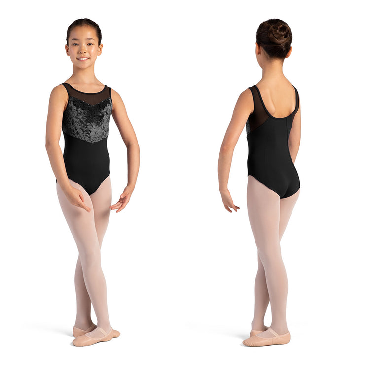 Bloch - Velvet Tank Leotard - Child (CL1027) - Black (GSO)