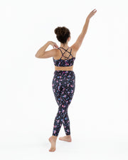 Bloch By Flo Active - X Back Bra Top - Child (FM1401) - Falling Petals (GSO)