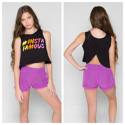 Sugar & Bruno - #Instafamous Curtain Call Top - Youth/Adult (D9282/D9281) - Black (GSO)