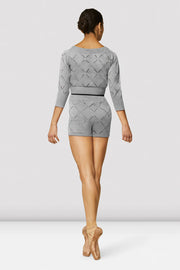 Bloch -  Lynda Knit 3/4 Sleeve Sweater - Adult (Z3106) - Grey Marle
