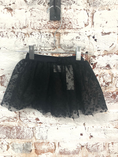 Capezio - Flirty Pull On Skirt - Child (11124C) - Black (GSO)
