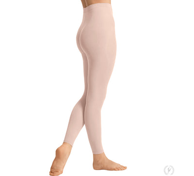 Eurotard - Non-Run Footless Tights with Soft Knit Waistband by EuroSkins - Adult (212) - Theatrical Pink (GSO)