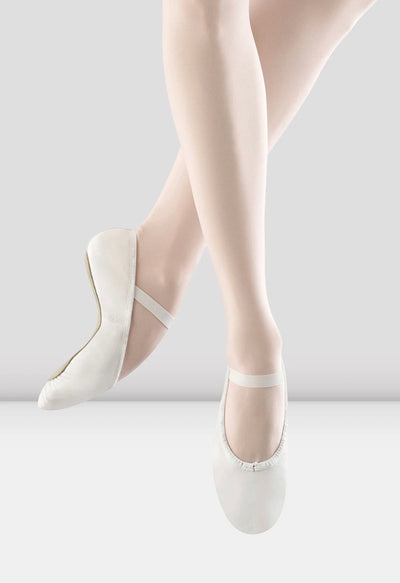 Bloch - Dansoft Full Sole Leather Ballet Shoe - Toddler/Girls (S0205G) - White