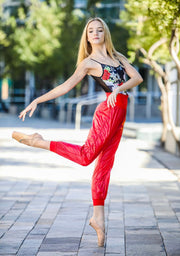 Chic Ballet Dancewear Co. - The Andrea Trash Pant (CHIC301-SCR) -  Scarlet (GSO)