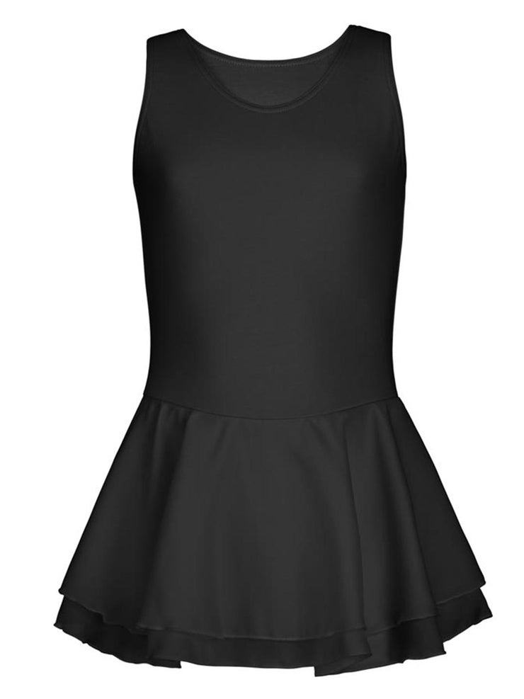 Capezio - Double Layer Skirt Tank Dress - Child (CC877C) - Black