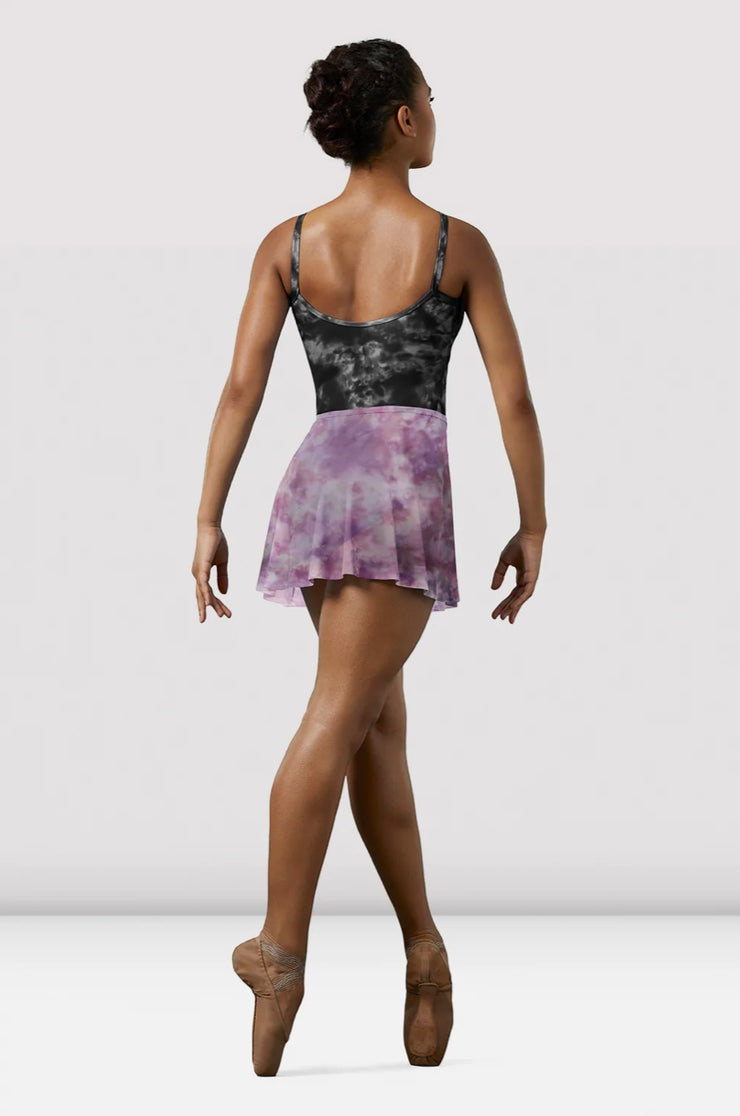 Mirella - Watercolor Pull On Skirt - Adult(MS161) - Violet Frost