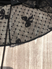 Bloch - Gathered Tie Bow Mesh Skirt - Child (CR6501) - Black