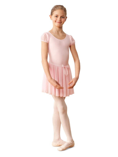 Capezio - Children’s Pull On Circular Skirt With Bow Trim - Child (N1417C) - Pink